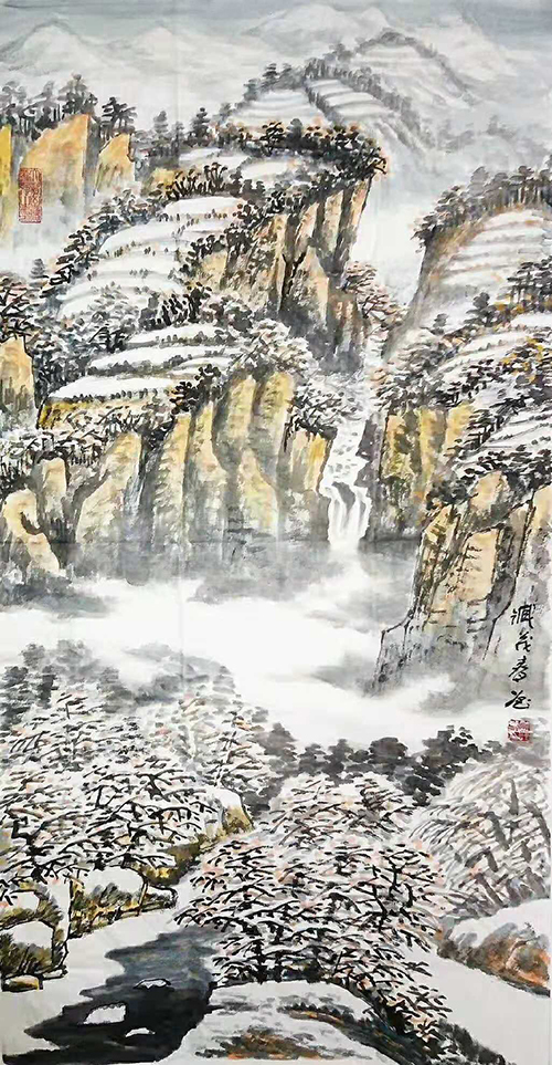 臧茂春山水画