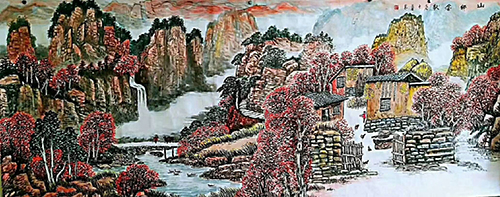 臧茂春山水画
