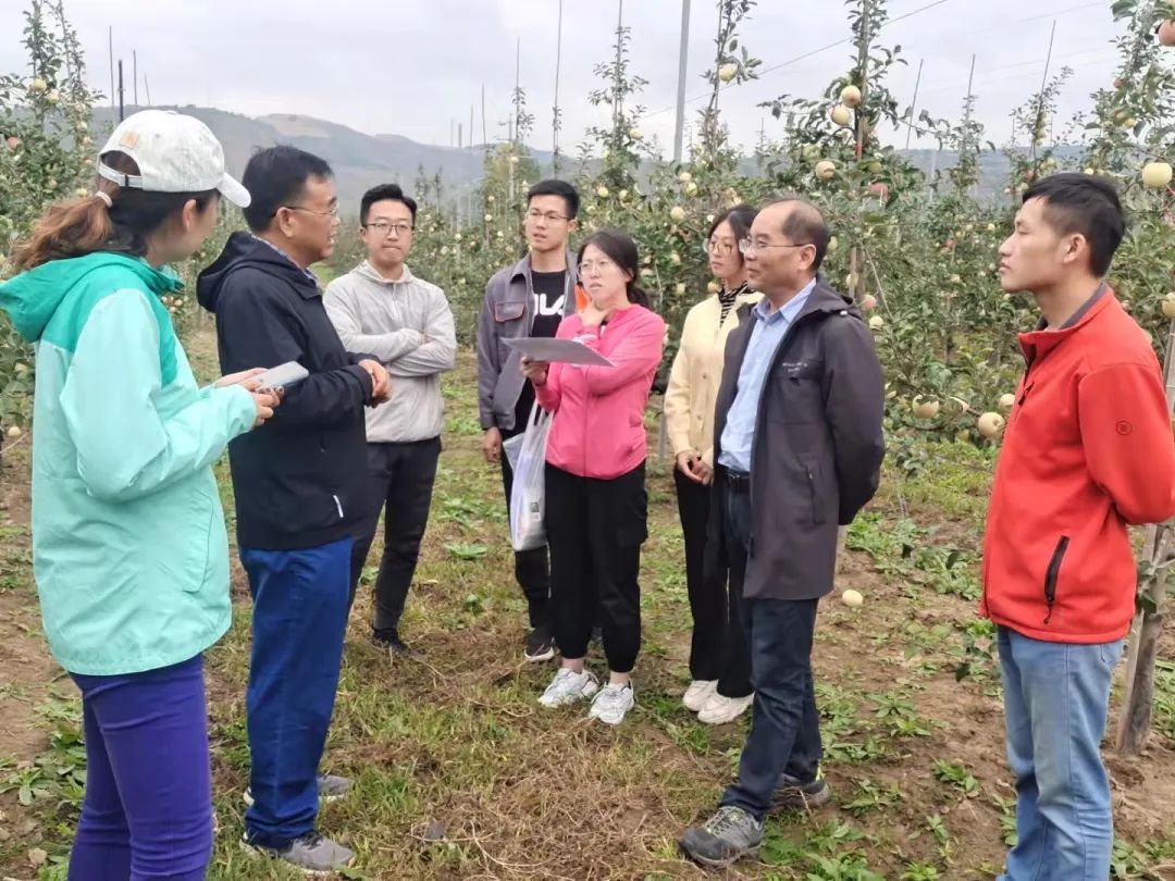 陕西果树科学研究院赴甘肃苹果产区考察调研